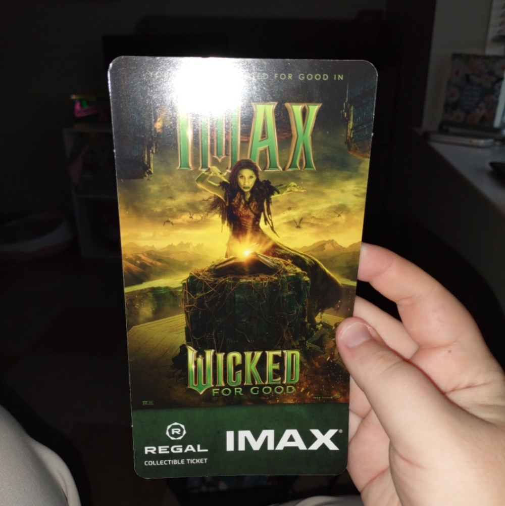⛄IMAX Regal Collectible Ticket Wicked For Good